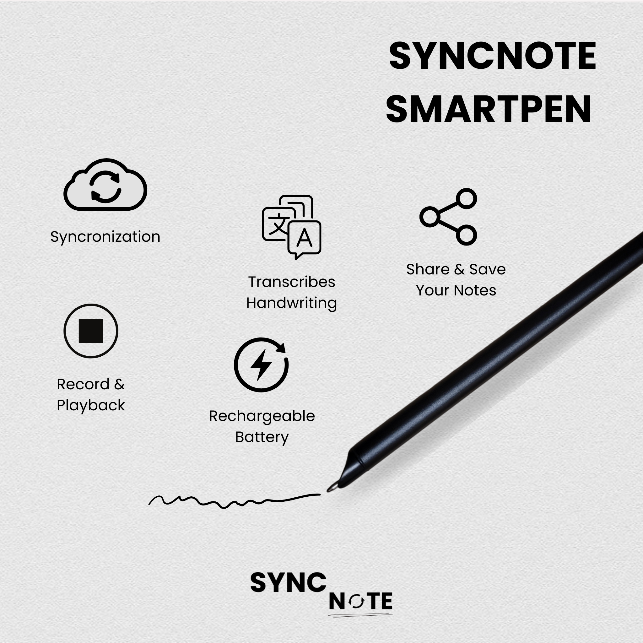 The SyncNote™ NotePad And Pen